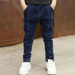 Jeans spring boys jeans student denim pants toddler girl jeans big kids jeans clothing long trousers cowboy baby boy 230306