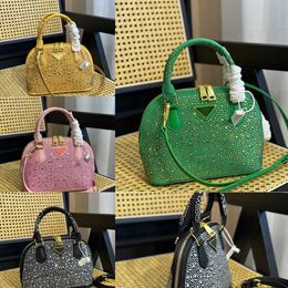 top Evening Bags totes bags rhinestone designer travel purses hands women Luxury Work Party Shoulder Crossbody Purse shell tote 230227