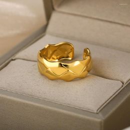 Wedding Rings Korean Style Irregular For Women Adjustable Open Cuff Finger Ring Engagement Vintage Jewellery Gift Bague