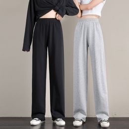 Women's Pants Capris Women's pants female streetwear joggers oversize high waisted Korean style Fashion wide leg harajuku sweatpants baggy 230306