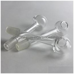 Smoking Pipes 10Mm Male Straight Glass Oil Burner Pipe With 3 Inch Water Thick Pyrex For Drop Delivery Home Garden Household Sundrie Dhr2X