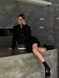 Women's Jackets Designer Brand New Autumn Winter Western Suit Fashion Tweed Coat Spring High Quality Casual Down 06BN