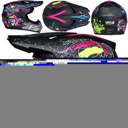 Motorcycle Helmets 2023 Motorbike Helmet Off Road Racing Professional ATV Cross Dirt Bike Capacete De Moto Casco For Kids