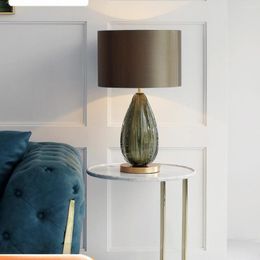 Table Lamps Copper Lamp Post-Modern Bedside Coloured Glaze Creative Personalised Fashion Study Living Room