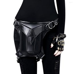 Waist Bags Women Steampunk Leg Men Victorian Style Biker Motorcycle Thigh Hip Belt Packs Purse For Male Messenger Shoulder