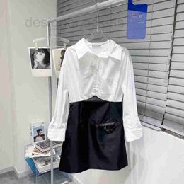 Casual Dresses Designer Womens coat Sleeveless Shirts Tops Flat Skirts Woman Slim Outwears Summer Dress S-L QGYB