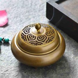 Fragrance Lamps Home Air Purge Furnace Metal Brass Copper Coils Incense Zinc Alloy Censer Thurible Burner Coil Incensory