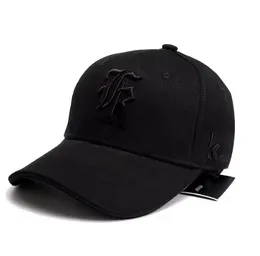 Street Hip Hop Letter Embroidered Peaked Cap European and American Baseball Caps Black Stain Resistant Washable