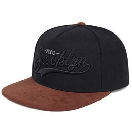 Ball Caps BROOKLYN letter embroidery baseball cap fashion hiphop caps men and women universal flat hat outdoor sports sun hats 230303