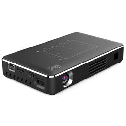 Projectors P10II Portable DLP Mini Pocket Projector Android 90 4GB RAM 32GB ROM WIFI5 BT42 4K HD Beamer Home LED Video R230306