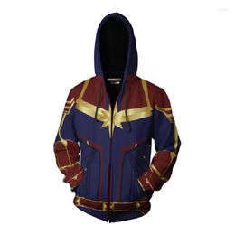 Men's Hoodies 2023 Autumn And Winter 3D Zipper Hoodie Movie Role-playing Sweatshirt Hooded Clothing Coat