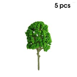 Decorative Flowers 5 Pieces Plant Artificial Trees Decorations DIY Crafts Ornament Accessories