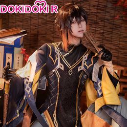 Anime Costumes Zhongli Morax Cosplay Game Genshin Impact S3XLDokiDokiR Cosplay Zhongli Come Zhong li Cosplay Halloween Plus Size Z0301