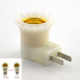 Lamp Holders 1PCS E27 Led Light Bulb Adapter Holder Converter Female Socket Base Type US Or AU Plug To AC Power ON/OFF Button Switch