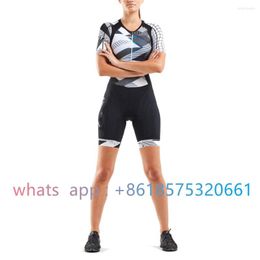 Racing Sets Cycling Triathlon Trisuit Women Outdoor Cycle Swimswear Roap Ciclismo Team Mtb Bike Clothing Roadbike Short Sleeve Running