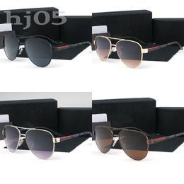 Designer glasses oval youth popular sunglasses ordinary metal thin frame lunette homme womens Polarised uv protection travel luxury sunglasses PJ024 C23