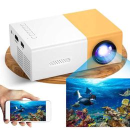 Projectors Portable Mini Projector 1080P Portable Movie Projector For IOS Android Windows Laptop TVStick Compatible With USB Audio TF Card R230306