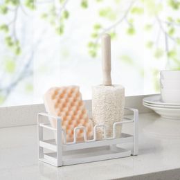 Hooks & Rails Kitchen Drain Storage Rack Sponge Cleaning Cloth Sink Desktop