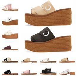 top ch fluffy fur slipper sandals designer womens woody mules flat sandales slides black white vintage beige pink luxury ladies outdoor high heel sandalies