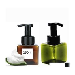 Packing Bottles 250Ml/8.5Oz Foaming Plastic Pump Bottle Soap Foam Dispenser Refillable Portable Empty Hand Drop Delivery Office Scho Dhhs1