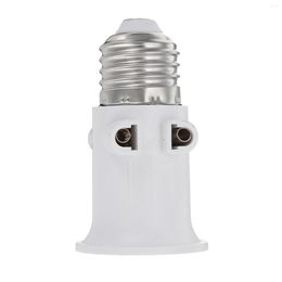 Lamp Holders 1pc E27 Socket Light Bulb Base Connector Holder Adapter Plug Converter Fireproof EU