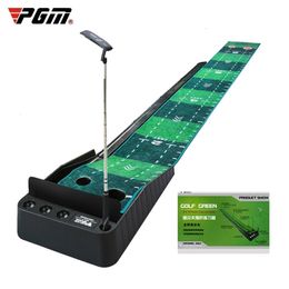 Other Golf Products PGM 3 M Putting Mat Putter Trainer Green Carpet Practice Set Ball Return Mini Fairway TL021 230303