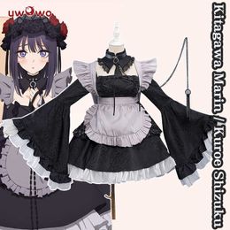 Anime Costumes In Stock UWOWO My Dress Up Darling Marin Kitagawa Cosplay Come Halloween Christmas Come Kitagawa Marin Kuroe Shizuku Suit Z0301