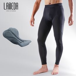 Cycling Pants LAMEDA autumn winter windproof fleece warm cycling pants men's long pants professional mountain road bicycle pants 230306