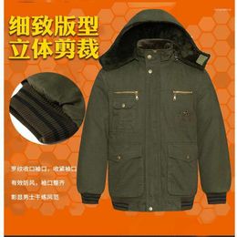 Men's Down Winter Plus Velvet Cotton Thickened Labour Insurance Clothing Anti-scalding Wear-resistant Warm And Cold-proof