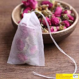 1000PcsLot Tea bags Empty Scented Bags With String Heal Seal Philtre Paper for Herb Loose Tea