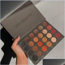 Eye Shadow Tati Beauty Eyeshadow Powder Christmas Gifts 24 Colour Shimmer Matte Glitter Lastingtextured Palette Drop Delivery Health Dhfvx