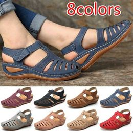 Sandals Women Sandals New Summer Shoes Woman Plus Size Heels Sandals For Wedges Chaussure Femme Casual Gladiator Platform Shoes Talon Z0306