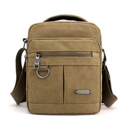 Waist Bags casual men's canvas shoulder bag men Messenger s simple lightweight small travel crossbody 230306