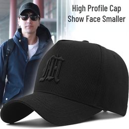 Ball Caps RQL Large Head Baseball Cap for Men High Profile Sports Golf Hat For Women Female Trucker Hat Fashion Design Brand Embroidery 230306