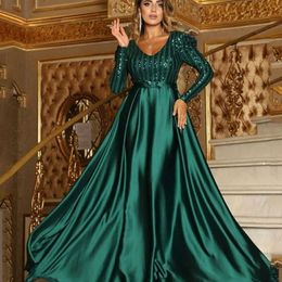 Party Dresses 2023 New Women's Deep V Large Swing Sexy Long Dress Trailer Party Evening Dress New T230303