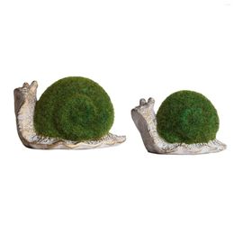 Garden Decorations Simulation Snail Statue Animal Sculpture Balcony Decor Cute And Delicate Realistic In Shape Decorate Your Courtyard