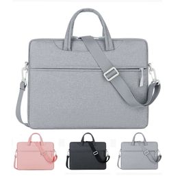 Laptop Bags Laptop Bag 13.3 14 15 15.6 Inch Sleeve Waterproof Shoulder Carrying Case Notebook Cover Handbag For Xiaomi Air Pro Women Men 230306