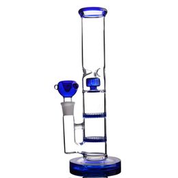 glass Bong Recycler Dab Rigs Hookahs Heady Glass Water bongs Smoking Glass Pipe Tobacco With 14mm Joint