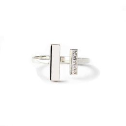 Cluster Rings Mother Daughter Thick And Thin Ring Remember That We Are Always Stick Together Ring Women's Ring Open Adjustable Statement Rings L230306