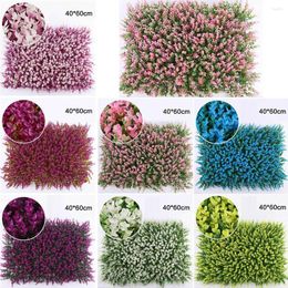 Decorative Flowers Artificial Mat Grass Lawns Wall Hedge Fence Foliage Panel Home Wedding Decor Lawn Turf Color Eucalyptus Green