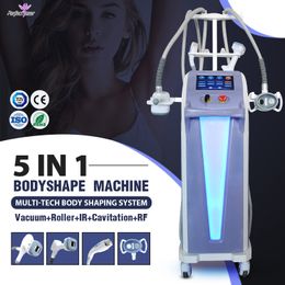 Easy operation infrared laser light slimming beauty machine roller massaging neck contouring submental shaping eye wrinkles removal 4 handles 2 years warranty