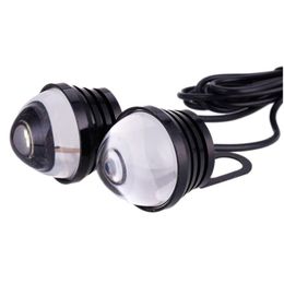 Led Daytime Running 1Pair Car Light Lights Drl External Fish Eagle Eye Mobile Strobe Flash Lamp Drop Delivery Mobiles Motorcycles Par Dhegu