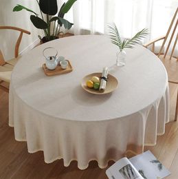 Table Cloth Round Shape Simple Printing Pattern Cover Dirty-proof Household Restaurant Outdoor Picnic