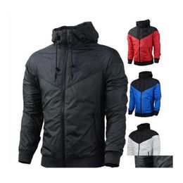 Men'S Jackets Mens Jacket Stylish Men Thin Casual Spring Autumn Windrunner Coat Sport Windbreaker For Man Drop Delivery Apparel Clot Dhvsk