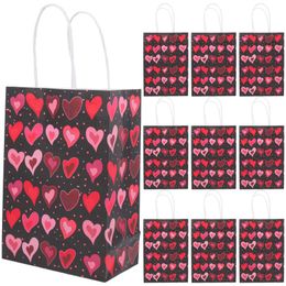 Gift Wrap Gift Paper Valentines Day Party Valentine Candy Heart Goodie Love Wedding Tote Treat S Pouches Design Wrapping Decorative Box 230306