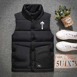 Men's Jackets London Trapstar Jacket Vests Freestyle Real Feather Down Winter Fashion Vest Bodywarmer Advanced Waterproof Fabric 38