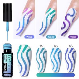 Nail Gel LILYCUTE 5ml Line Thermal Polish Change For Manicure Nails Art UV Semi Permanent Gellak DIY Painting Varnishes