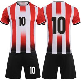 Outdoor TShirts Men's Football Jerseys Boys girls Soccer Clothes Sets Customized Blank soccer Uniform Futebol Training Jersey Suit tracksuits 230306