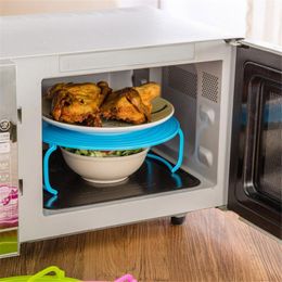 Kitchen Storage & Organisation Multifunctional Microwave Oven Heating Layered Steaming Tray Double Layer Rack Sundries Organiser Home Tools