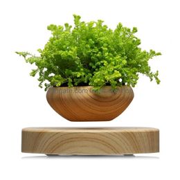 Planters Pots Magnetic Levitating Potted Plant Air Bonsai Pot Levitation Plants Planter Flower Succent For Home Office Decor Y2007 Ot4Bq